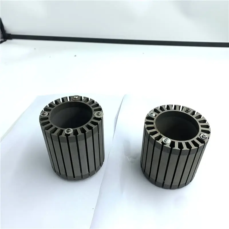 New energy hub direct drive motor iron core rotor wire cutting